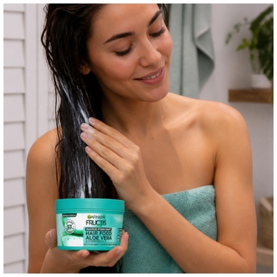 Garnier Fructis Hair Food Aloe Feuchtigkeitsmaske 100H 320 ml