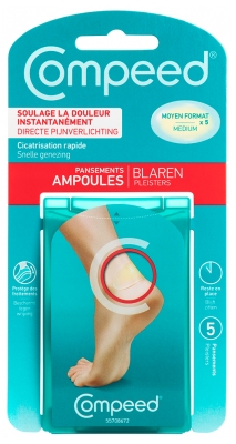 Compeed Ampollas Formato Mediano 5 Apósitos