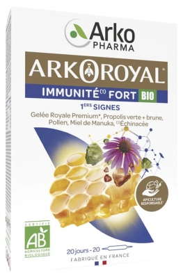 Arkopharma Arko Royal Immunité Fort 1ers Signes Bio 20 Ampoules