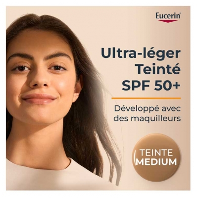 Eucerin Sun Protection Sun Hydro Protect Fluide Ultra-Léger Teinté SPF50+ 50 ml