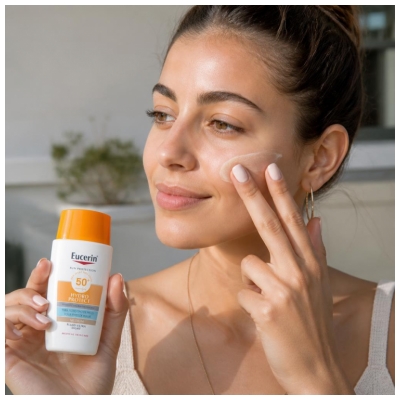 Fluid Eucerin Sun Protection Sun Hydro Protect Ultra-Ușor Colorat SPF50+ 50 ml