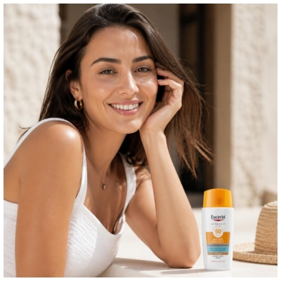Fluid Eucerin Sun Protection Sun Hydro Protect Ultra-Ușor Colorat SPF50+ 50 ml