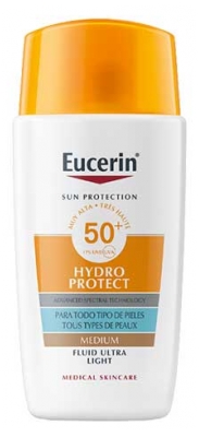 Fluid Eucerin Sun Protection Sun Hydro Protect Ultra-Ușor Colorat SPF50+ 50 ml