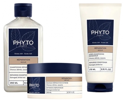 Phyto Repairing Routine for Damaged and Brittle Hair