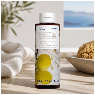 Korres Gel Douche Raisin de Santorin 250 ml