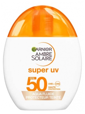 Garnier Ambre Solaire Super UV Aqua Fluide Protecteur Teinté SPF50 40 ml