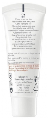 Avène Hydrance Riche Crème Hydratante 40 ml