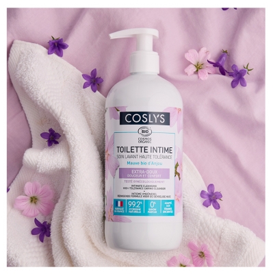 Coslys Intimní mycí gel s vysokou tolerancí a bio slézem 500 ml