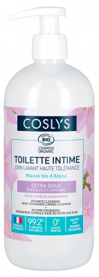 Coslys Toilette Intime Soin Lavant Haute Tolérance Mauve Bio 500 ml