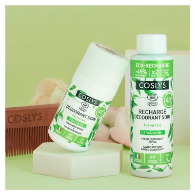 Coslys Déodorant Soin Fraîcheur Recharge Bio 100 ml