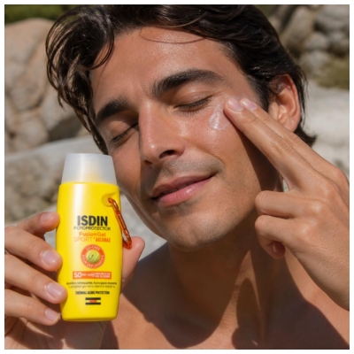 Isdin Fotoprotector Fusion Gel Solaire Sport SPF50 100 ml Edition Limitée By Alcaraz