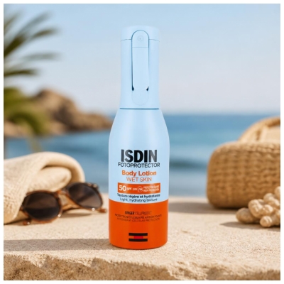 Isdin Fotoprotector Body Lotion Spray Solar Wet Skin SPF50 250 ml