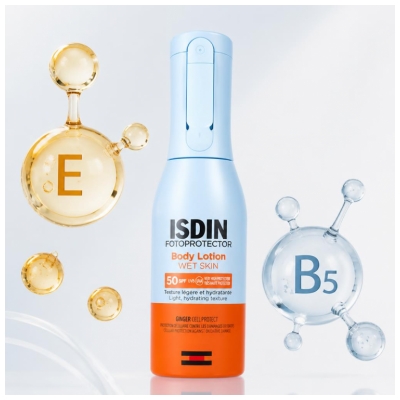 Isdin Fotoprotector Body Lotion Spray Solar Wet Skin SPF50 250 ml
