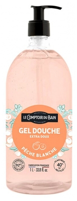Gel de Banho Pêssego Branco Comptoir du Bain 1 L