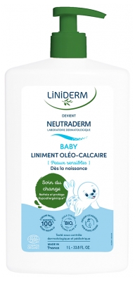 Neutraderm Liniment Oleo-Calcaric pentru Bebeluși cu Pompă Bio 1 L