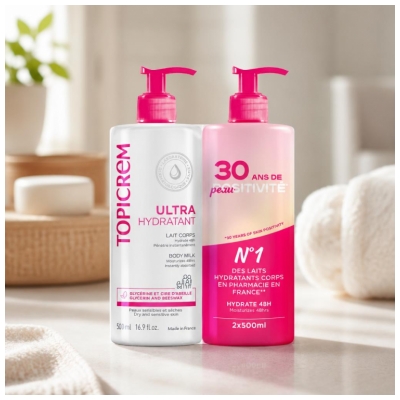 Topicrem Ultra Hydraterende Body Lotion 2 x 500 ml