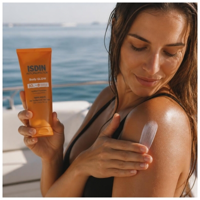 Isdin Fotoprotector Body Glow Loțiune Solară SPF30 200 ml