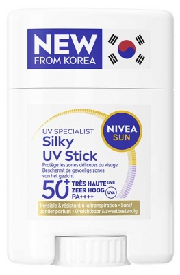 Nivea Sun UV Specialist Silky UV Stick Solaire SPF50+ 15 g