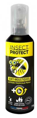 Insect Protect Anti-Moustiques Lotion Tropicale Peau 75 ml