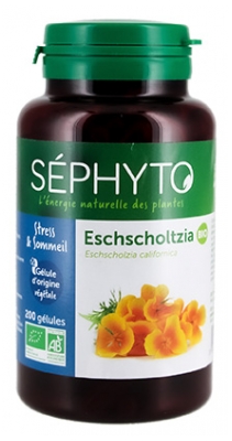 Séphyto Stresas & Miegojimas Eschscholzia Bio 200 Kapsulės