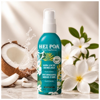 Hei Poa Maitinamasis pieniškas iššukuojamasis priežiūros produktas 150 ml