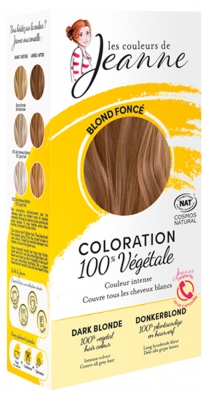 As cores de Jeanne Coloração 100% Vegetal Bio - Cor: Louro escuro