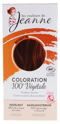 As cores de Jeanne Coloração 100% Vegetal Bio - Cor: Avelã