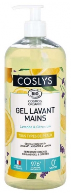 Coslys Gel de Spălat Mâini Lavandă & Lămâie Bio 1 L