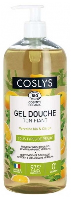 Coslys Gel Douche Tonifiant Citron-Verveine Bio 1 L