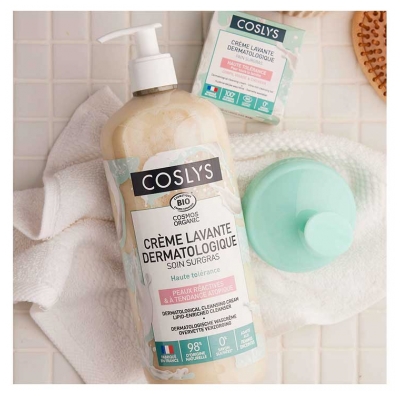 Coslys Cremă de Curățare Dermatologică Bio 1 L