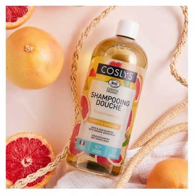 Coslys bio sprchový gel a šampon s grapefruitem 1 L
