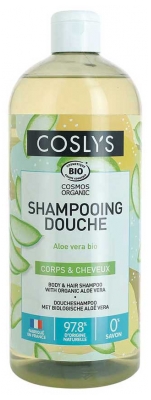 Coslys Shampoing Douche Aloe Vera Bio 1 L