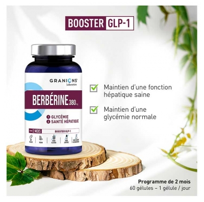 Granions Berbérine 380 mg 60 Gélules