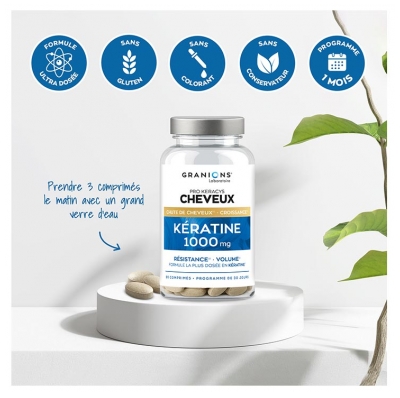 Granions Pro Keracys Kératine 1000 mg 90 Comprimés