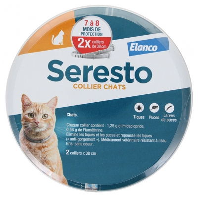 Seresto Antiparazitní obojek pro kočky 2 obojky