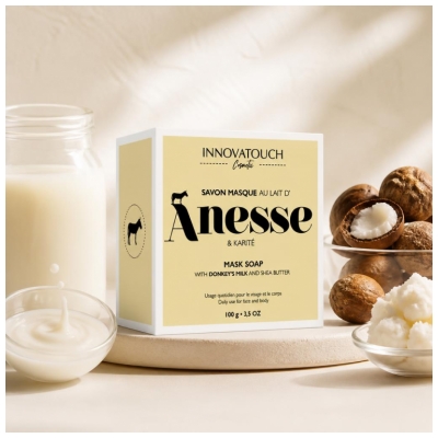 Innovatouch Savon Masque au Lait d'Ânesse 100 g