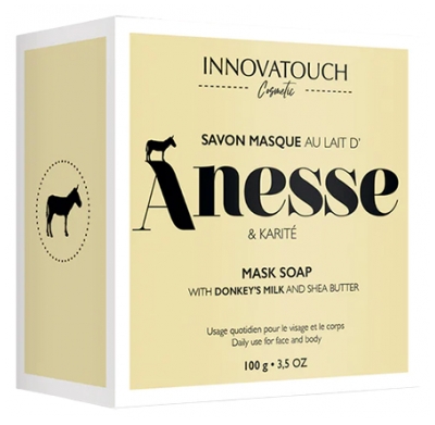 Innovatouch Savon Masque au Lait d'Ânesse 100 g