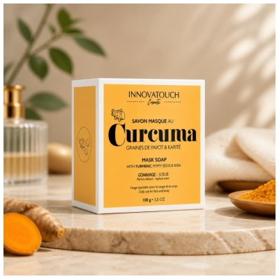 Innovatouch Savon Masque au Curcuma 100 g