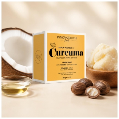 Innovatouch Savon Masque au Curcuma 100 g