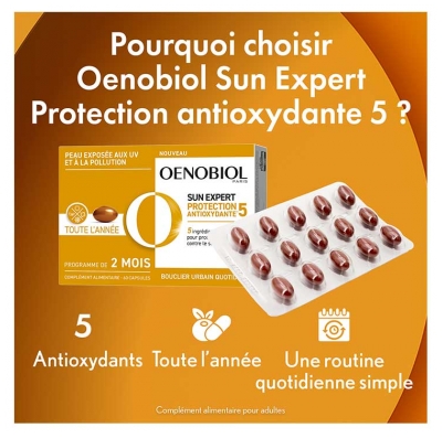 Oenobiol Sun Expert Protection Antioxydante 60 Capsules