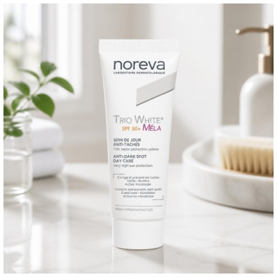 Noreva Trio White Méla pretpigmentācijas dienas krēms SPF50+ 40 ml