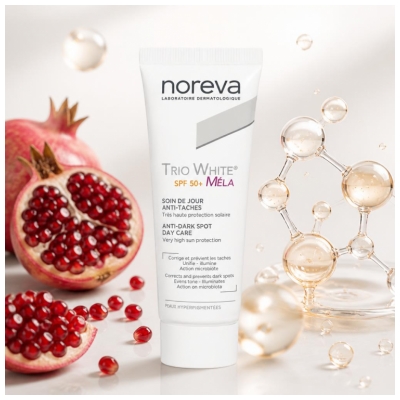 Noreva Trio White Méla pretpigmentācijas dienas krēms SPF50+ 40 ml