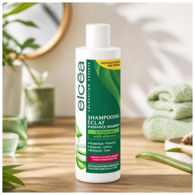 Elcéa Shampoing Éclat Cheveux Colorés et Méchés 250 ml