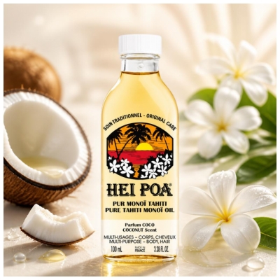 Hei Poa Puro Monoï de Tahití Perfume Coco 100 ml
