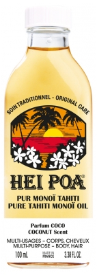 Hei Poa Pur Monoï Tahiti Parfum Coco 100 ml