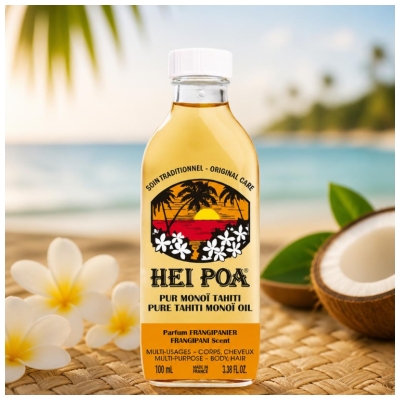 Hei Poa Pur Monoï Tahiti Frangipane smarža 100 ml