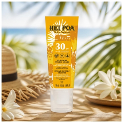 Hei Poa Sun Invisible Oil Gel SPF30 100 ml