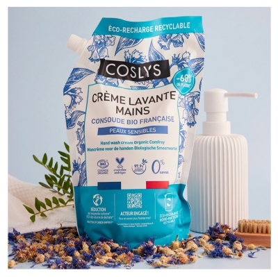 Coslys Cremă de Spălat pe Mâini cu Tătăneasă Bio Eco-Reumplere 1 L