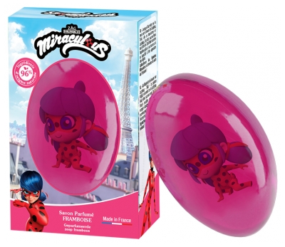 Le Comptoir du Bain Miraculous Savon Parfumé 75 g - Senteur : Framboise Ladybug