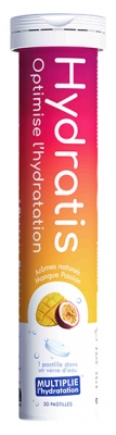 Hydratis Solution d'Hydratation 20 Comprimés Effervescents - Arôme : Mangue Passion